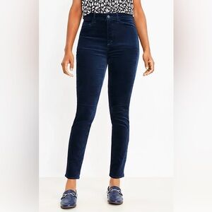 LOFT Velvet Skinny Pants size 10